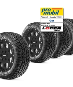 Alternative view of Delta 4X4 Klassik B Rugged 6/130 18" fälgpaket med Loder tire 255/55R18