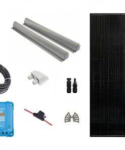 Alternative view of Solpanelskit MPPT PERC för husbil & husvagn